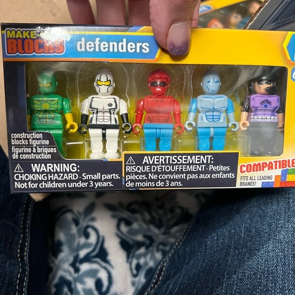 Make it Blocks Mini Figures Firefighters, Police Sets 65 NEW Building Packs